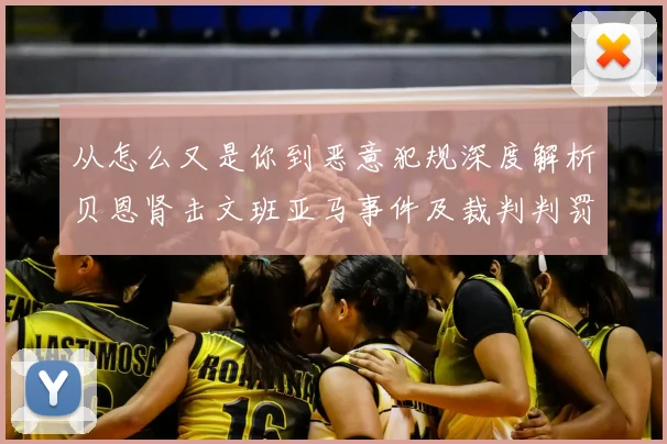 从怎么又是你到恶意犯规深度解析贝恩肾击文班亚马事件及裁判判罚依据